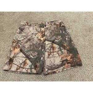 BooHoo Man Cargo Shorts Men’s 30 Real Tree Style Camo Cargo Pockets